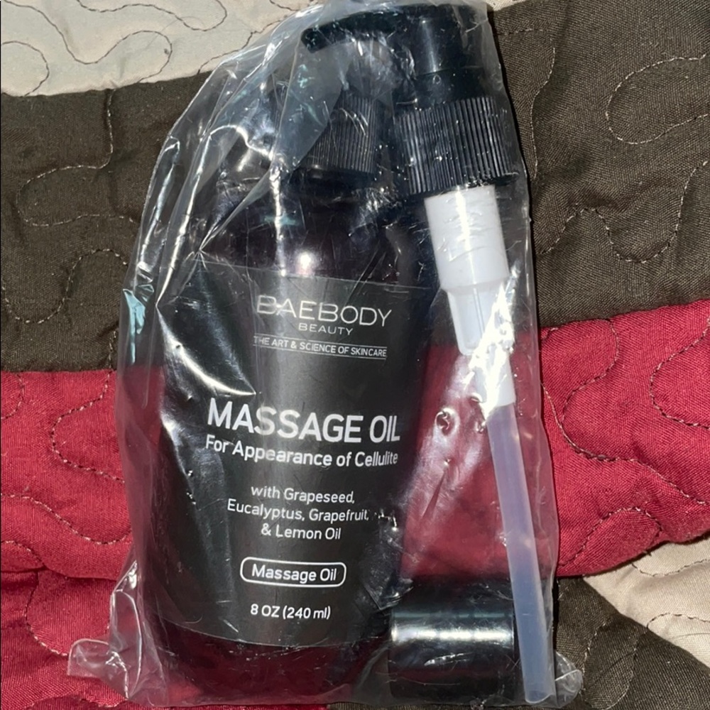 Massage Oil for appearance of cellulite